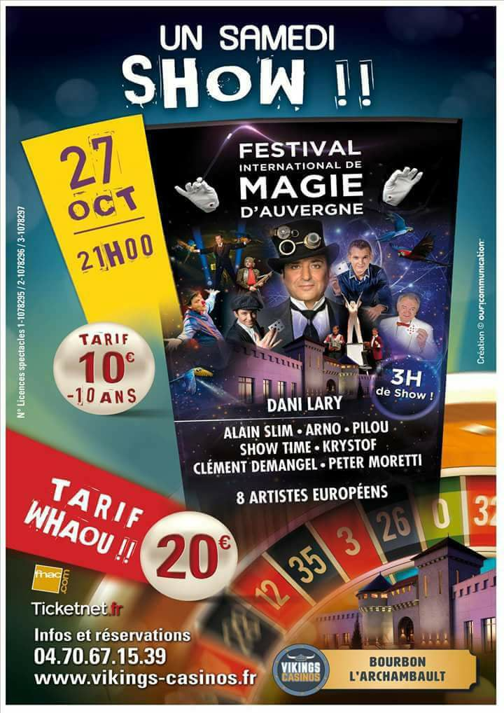 Festival international magie auvergne